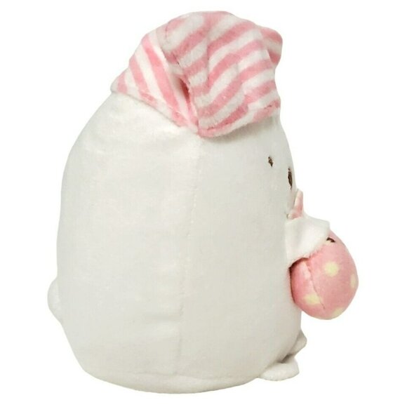 Sumikko Gurashi Shirokuma Polar Bear Plush Bunny Pink White Night Cap Pajamas - Picture 5 of 11